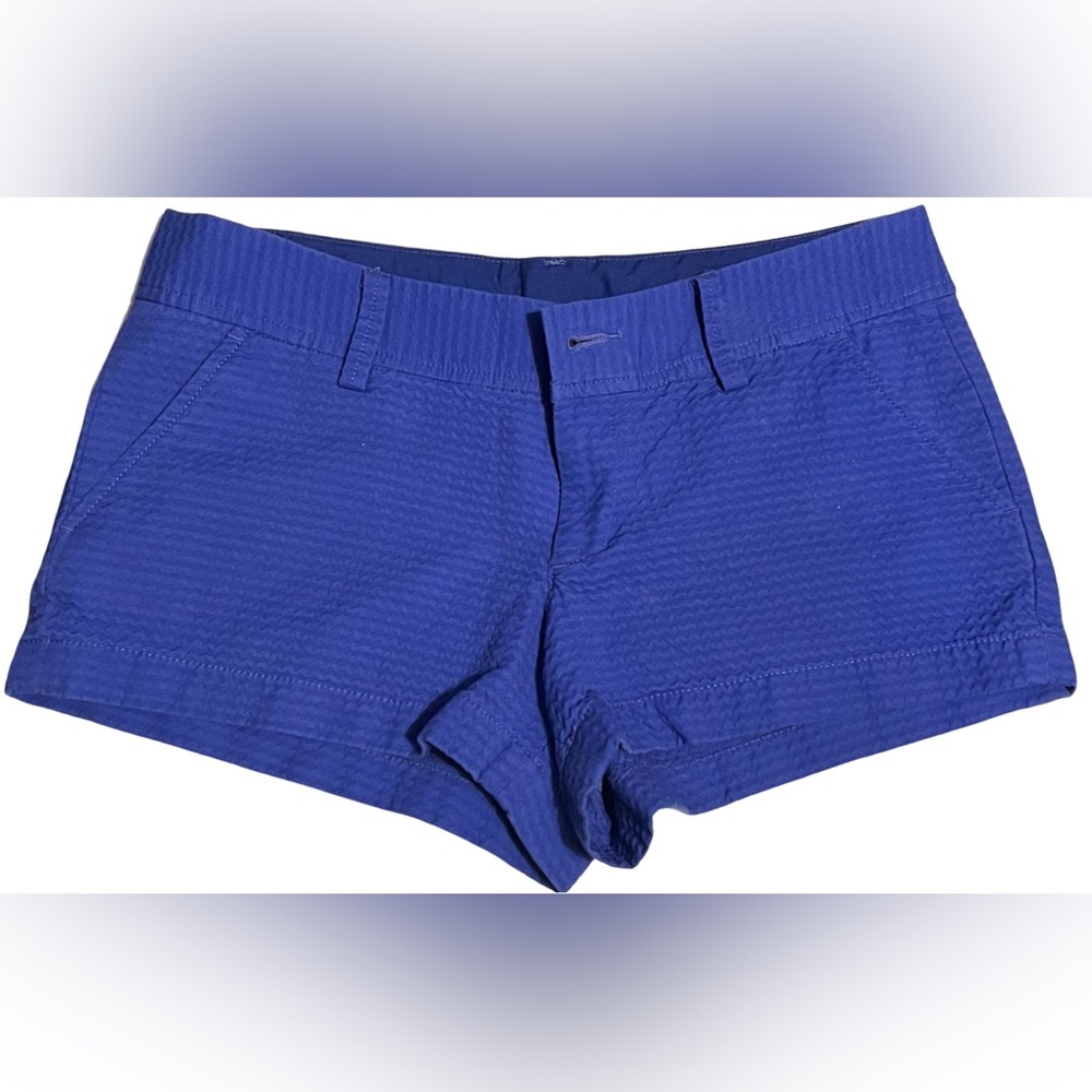 Lilly Pulitzer Textured Walsh Shorts in Iris Blue